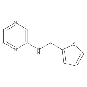 N-[(thiophen-2-yl)methyl]pyrazin-2-amine Structure