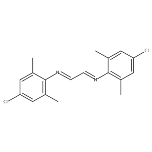 N,Na(2)-1,2-Ethanediylidenebis[4-chloro-2,6-dimethylbenzenamine]结构式
