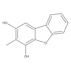 3-Methyldibenzofuran-2,4-diol Structure