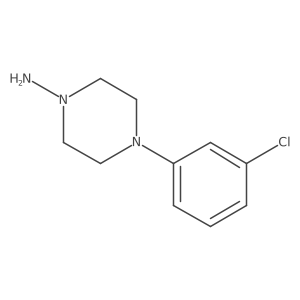 4-(3-Chlorophenyl)piperazin-1-amine结构式