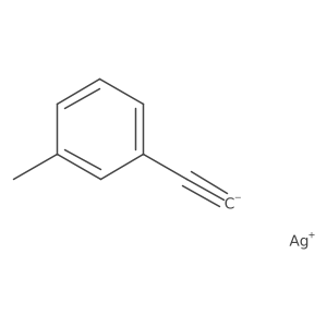 [2-(3-Methylphenyl)ethynyl]silver结构式