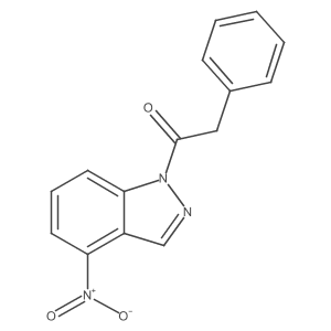 1-(4-Nitro-1H-indazol-1-yl)-2-phenylethanone结构式