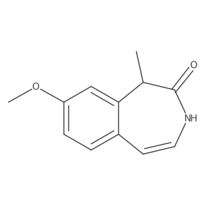 8-Methoxy-1-methyl-1,3-dihydro-3-benzazepin-2-one结构式