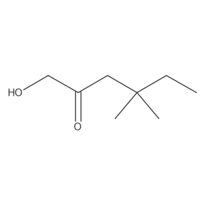 1-Hydroxy-4,4-dimethylhexan-2-one结构式