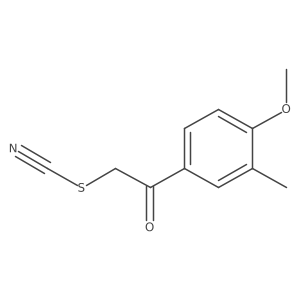 [2-(4-Methoxy-3-methylphenyl)-2-oxoethyl] thiocyanate Structure