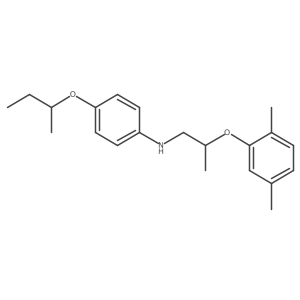 N-[4-(Sec-butoxy)phenyl]-N-[2-(2,5-dimethylphenoxy)propyl]amine结构式