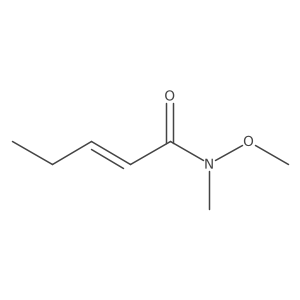 (2E)-N-methoxy-N-methylpent-2-enamide, E Structure