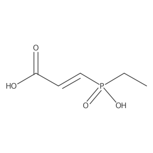 3-[Ethyl(hydroxy)phosphoryl]prop-2-enoic acid Structure