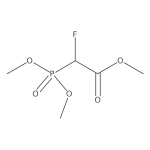Methyl 2-(Dimethoxyphosphoryl)-2-fluoroacetate Structure