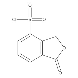 1-Oxo-1,3-dihydro-2-benzofuran-4-sulfonyl chloride结构式