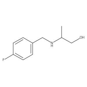 2-{[(4-Fluorophenyl)methyl]amino}propan-1-ol结构式