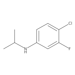4-Chloro-3-fluoro-N-isopropylaniline Structure