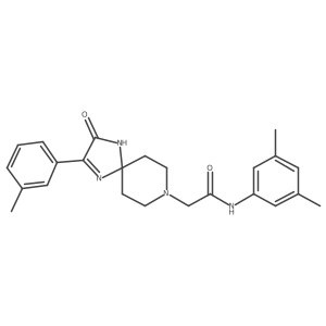 N-(3,5-dimethylphenyl)-2-(3-oxo-2-(m-tolyl)-1,4,8-triazaspiro[4.5]dec-1-en-8-yl)acetamide Structure