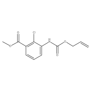 Methyl 2-chloro-3-{[(2-propen-1-yloxy)carbonyl]amino}benzoate Structure