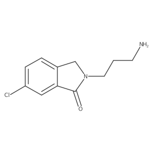 2-(3-Aminopropyl)-6-chloroisoindolin-1-one Structure