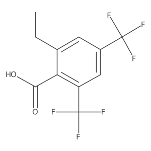 2-Ethyl-4,6-bis-trifluoromethyl-benzoic acid结构式