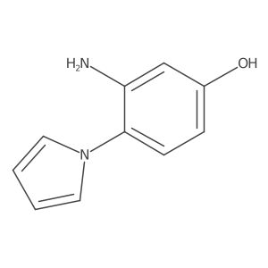 3-amino-4-(1H-pyrrol-1-yl)benzenol Structure