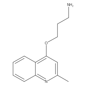 3-((2-Methylquinolin-4-yl)oxy)propan-1-amine结构式