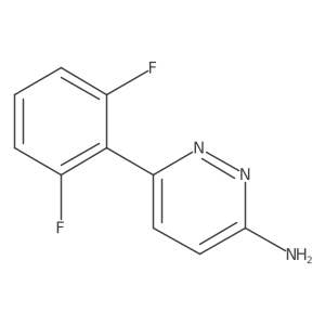 6-(2,6-Difluorophenyl)pyridazin-3-amine Structure