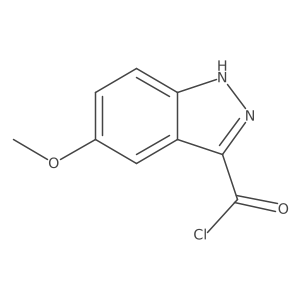 5-Methoxy-1H-indazole-3-carbonyl chloride Structure