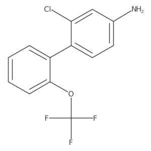 4-Amino-2-chloro-2'-(trifluoromethoxy)biphenyl结构式