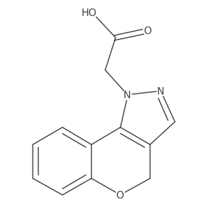 2-(Chromeno[4,3-c]pyrazol-1(4H)-yl)acetic acid Structure