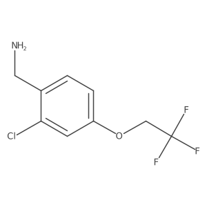 2-Chloro-4-(2,2,2-trifluoro-ethoxy)-benzylamine Structure