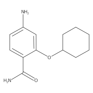 4-Amino-2-(cyclohexyloxy)benzamide结构式