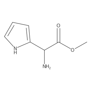 methyl 2-amino-2-(1H-pyrrol-2-yl)acetate结构式