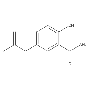 Benzamide, 2-hydroxy-5-(2-methyl-2-propen-1-yl)-结构式