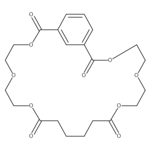 3,6,9,16,19,22-Hexaoxabicyclo[22.3.1]octacosa-1(28),24,26-triene-2,10,15,23-tetrone结构式
