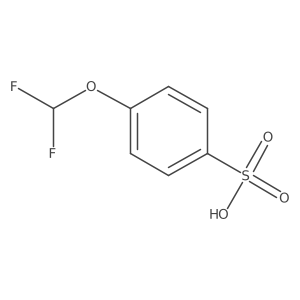 4-(Difluoromethoxy)benzenesulfonic acid结构式