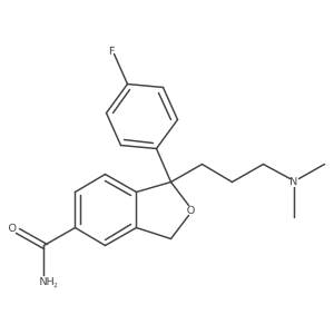 Escitalopram Amide结构式