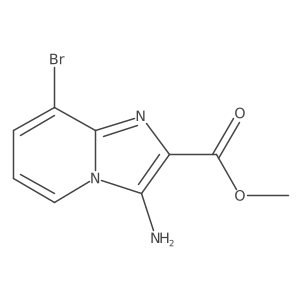 Methyl 3-amino-8-bromoimidazo[1,2-a]pyridine-2-carboxylate Structure