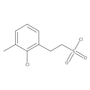 2-(2-Chloro-3-methylphenyl)ethane-1-sulfonyl chloride Structure