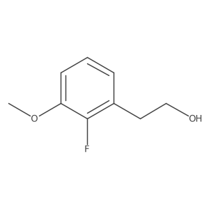 2-(2-Fluoro-3-methoxyphenyl)ethan-1-OL结构式