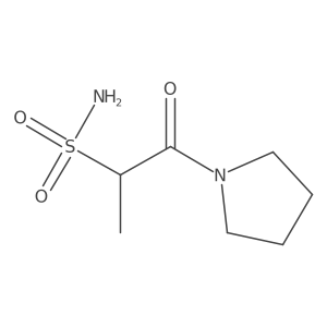 1-Oxo-1-(pyrrolidin-1-yl)propane-2-sulfonamide Structure