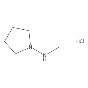 N-methylpyrrolidin-1-amine;hydrochloride Structure