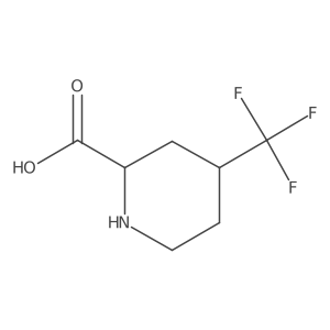 4-(Trifluoromethyl)piperidine-2-carboxylic acid结构式