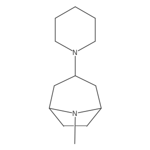exo-3-(1-Piperdinyl)tropane结构式