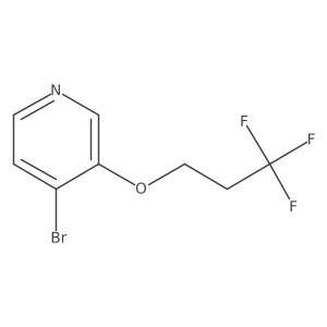 4-Bromo-3-(3,3,3-trifluoropropoxy)pyridine结构式