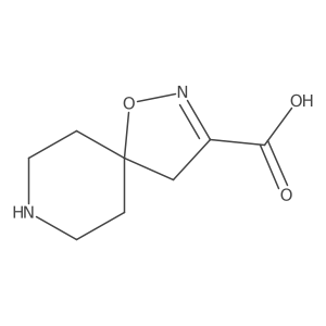 1-Oxa-2,8-diazaspiro[4.5]dec-2-ene-3-carboxylic acid Structure