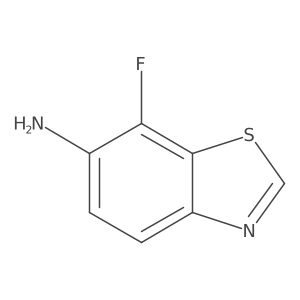 7-Fluorobenzo[d]thiazol-6-amine结构式