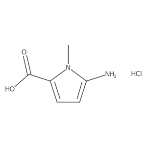 5-Amino-1-methyl-1H-pyrrole-2-carboxylicacidhydrochloride Structure