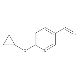 6-Cyclopropoxynicotinaldehyde Structure