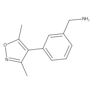 [3-(Dimethyl-1,2-oxazol-4-yl)phenyl]methanamine结构式