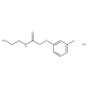 N-(2-aminoethyl)-2-(m-tolyloxy)acetamide hydrochloride Structure