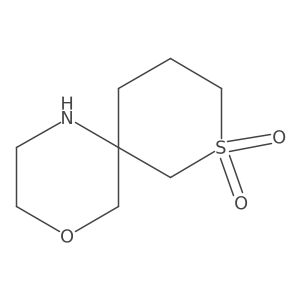 4-Oxa-8lambda6-thia-1-azaspiro[5.5]undecane-8,8-dione结构式