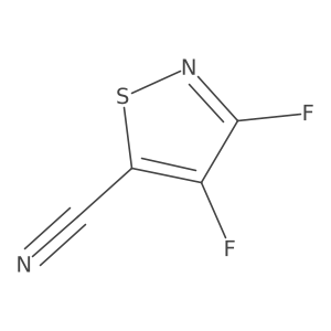 3,4-Difluoro-1,2-thiazole-5-carbonitrile Structure