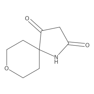 8-Oxa-1-azaspiro[4.5]decane-2,4-dione结构式